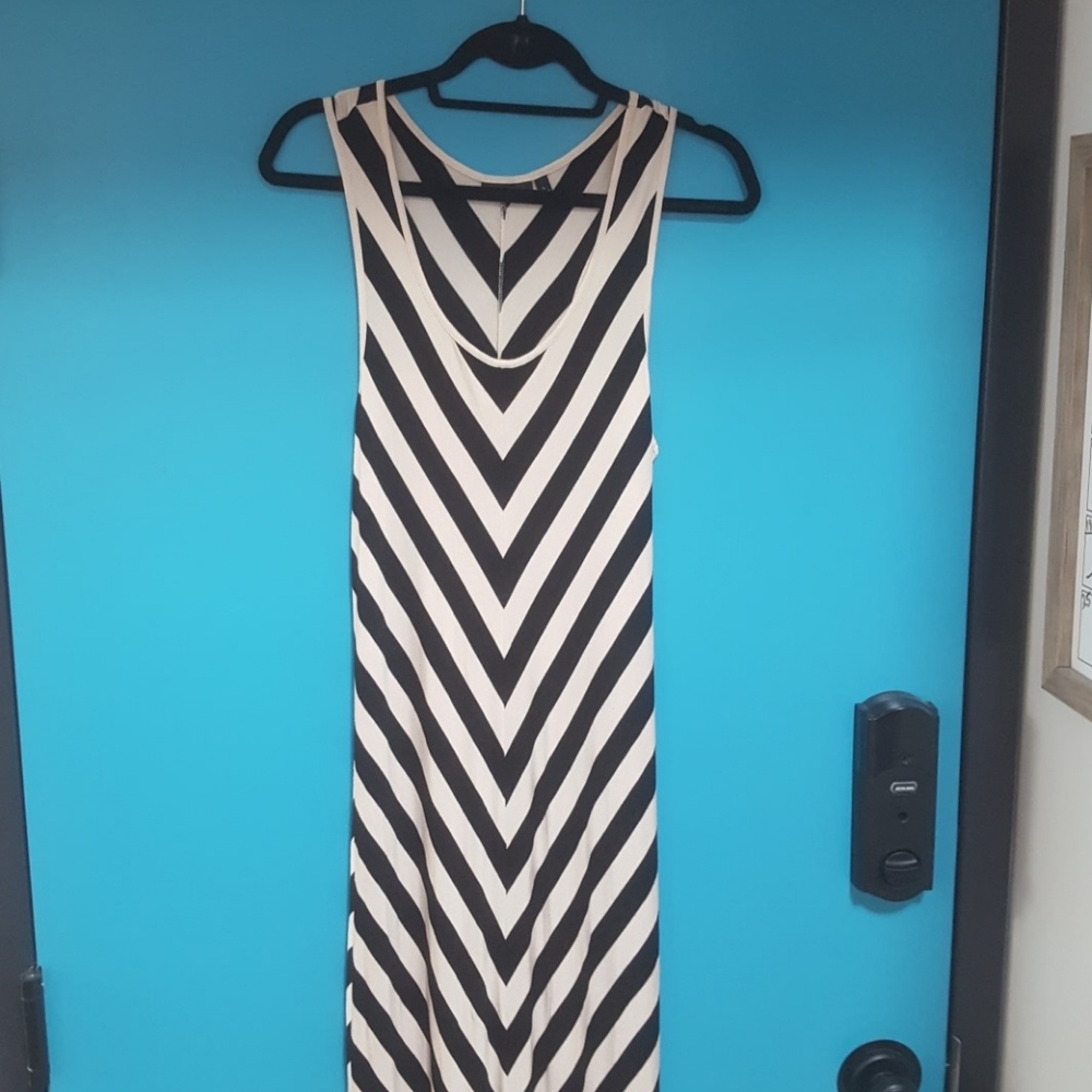 Chevron maxi dress racetrack